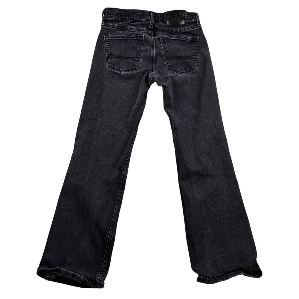 Hollister Mens Black Jeans W29 L30 Straight Fit Hollister Flex Denim Durable - Picture 2 of 8